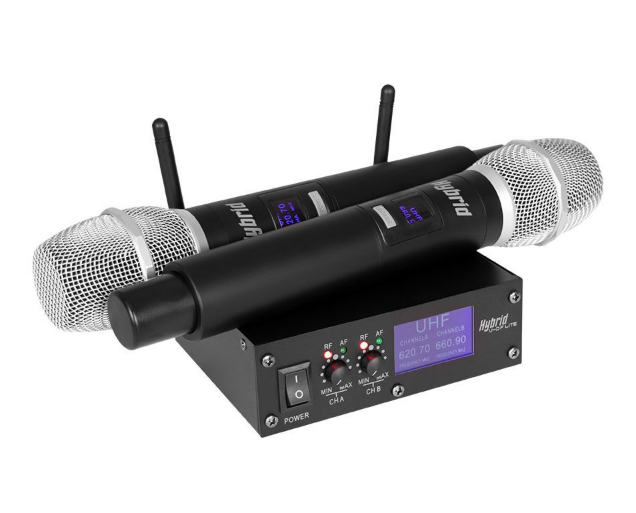 Hybrid U-DF LITE - UHF Dual Wireless Microphone System