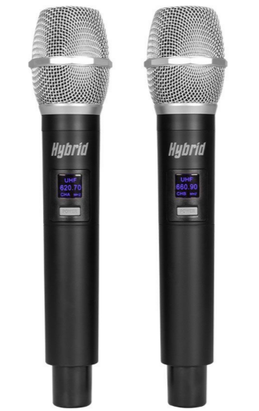 Hybrid U-DF LITE - UHF Dual Wireless Microphone System