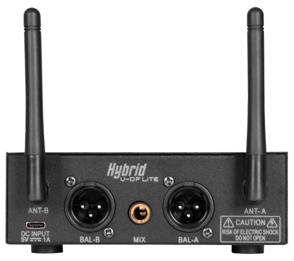 Hybrid U-DF LITE - UHF Dual Wireless Microphone System