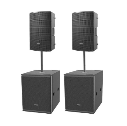 Audiocenter CA Jam Pack 15 & Sub – 3-Way Active Speaker Combo