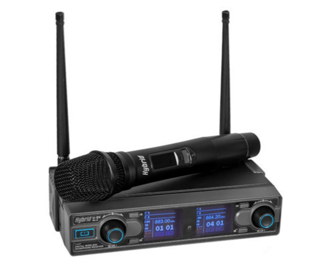 Hybrid U-DV MK3 Handheld + Headset Wireless Microphone System