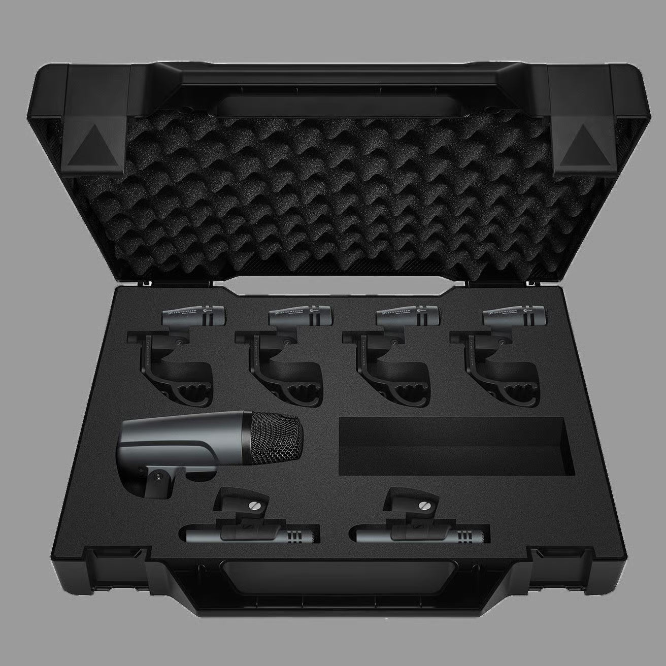 Sennheiser E 600 Series Microphone Drum Case Bundle