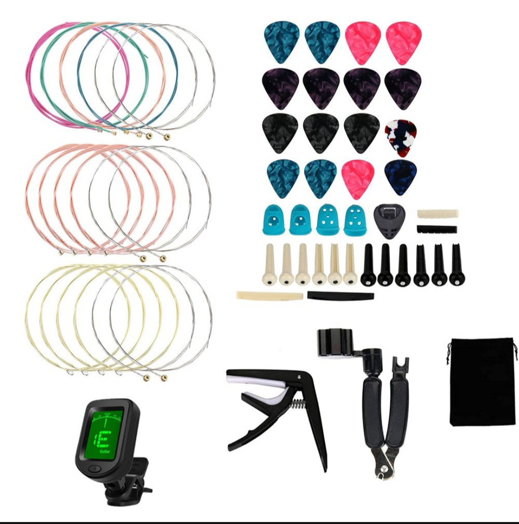 Guitar Accessories Kit Guitar Acoustic Strings Changing Tool Set